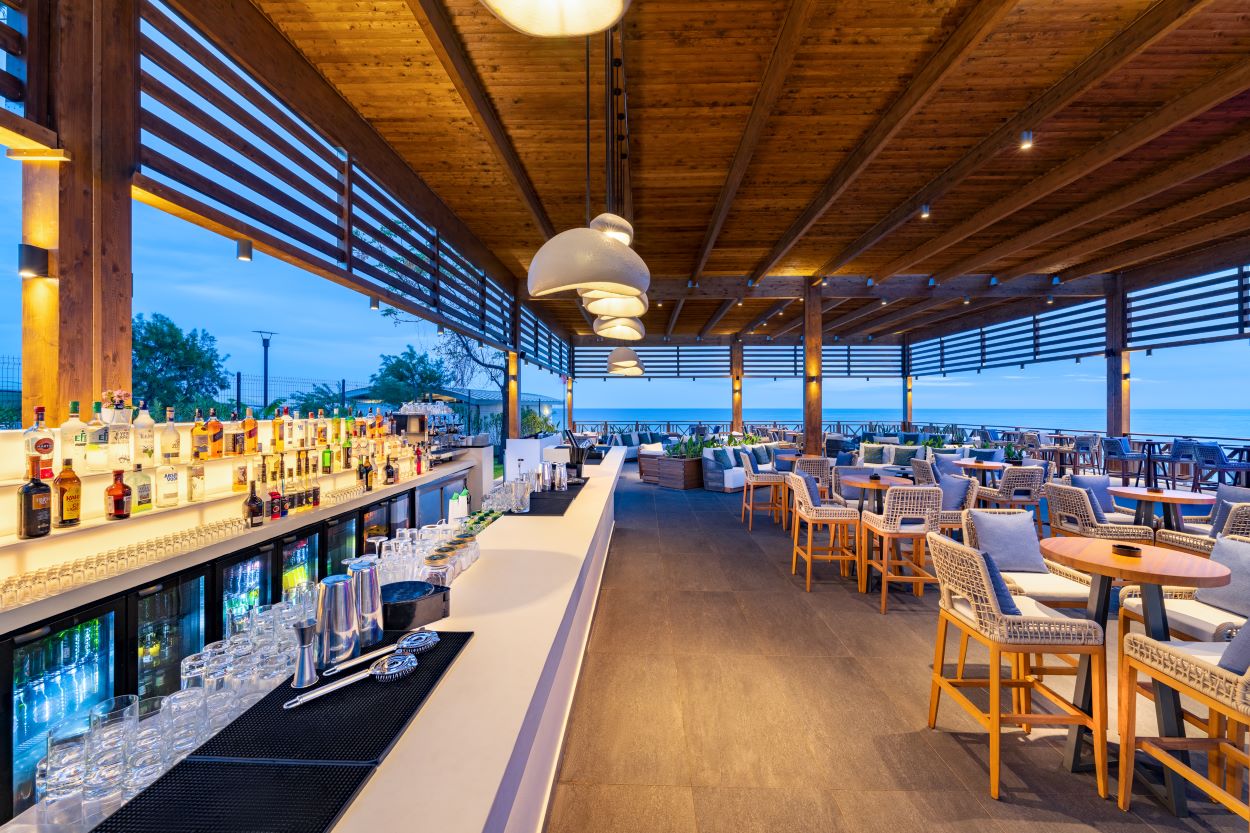 Rixos Park Belek beachfront bar - venue of the 4th Digital Erasmus Conference